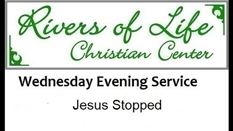 Jesus Stopped