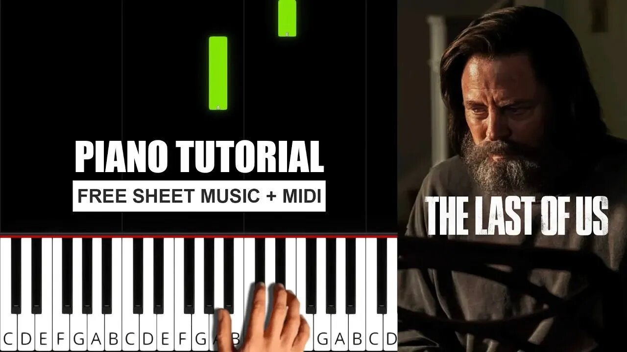 The Last of Us - Long Long Time by Linda Ronstadt - (BEGINNER) Piano Tutorial