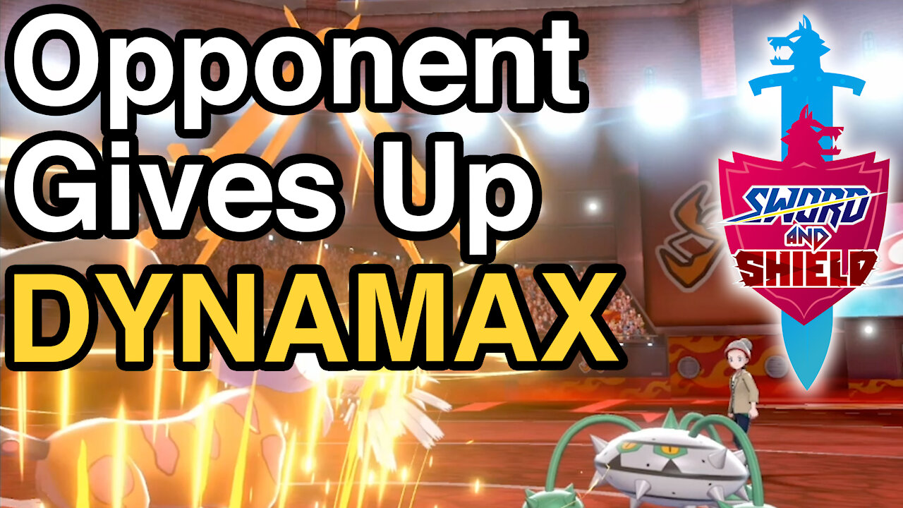 Opponent decides to give up their DYNAMAX • VGC Series 8 • Pokemon Sword & Shield Ranked Battles