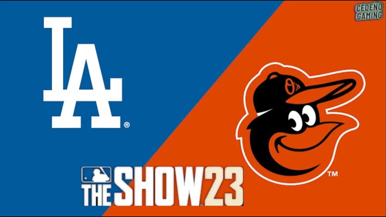 MLB The Show 23 Dodgers vs Orioles Gameplay PS5