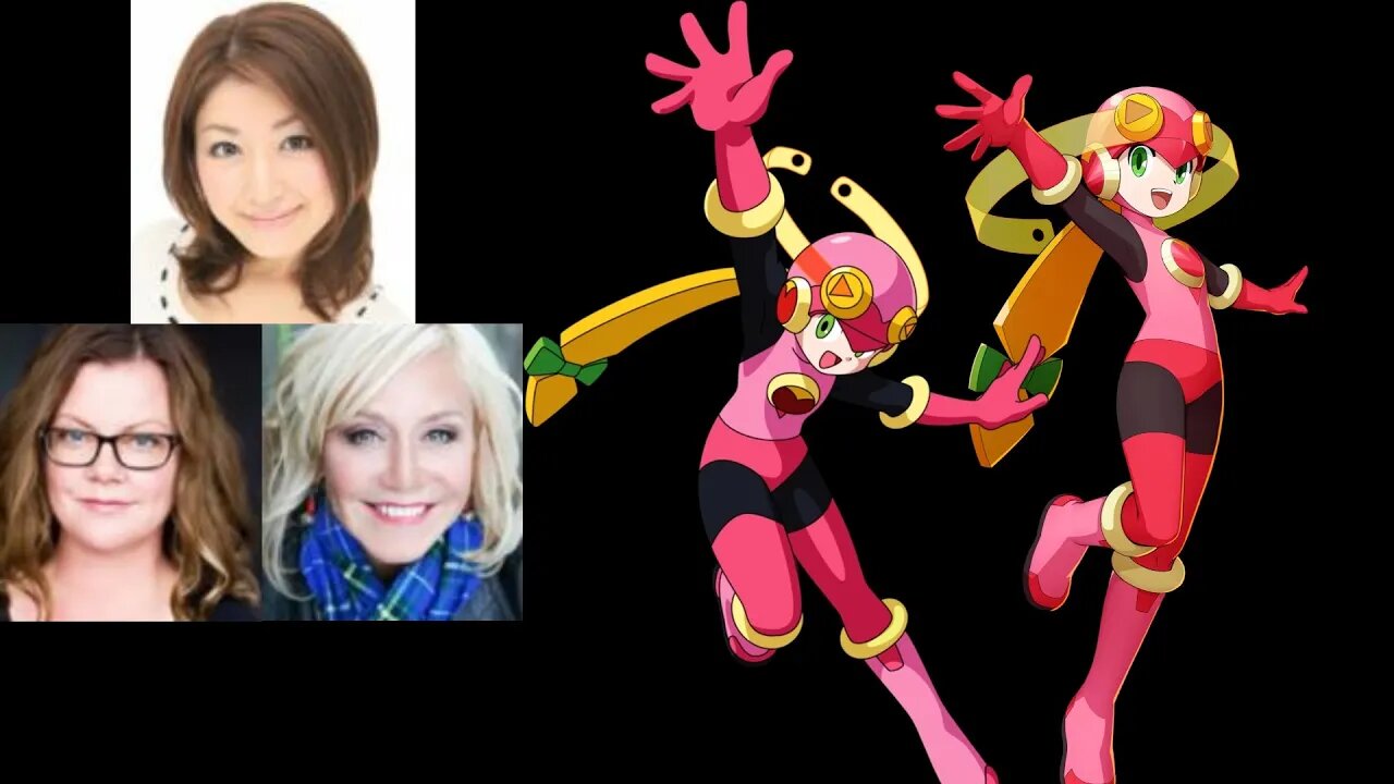 Video Game Voice Comparison- Roll.EXE (Mega Man)