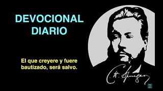 Será salvo. (Marcos 16:16) Devocional de hoy Charles Spurgeon