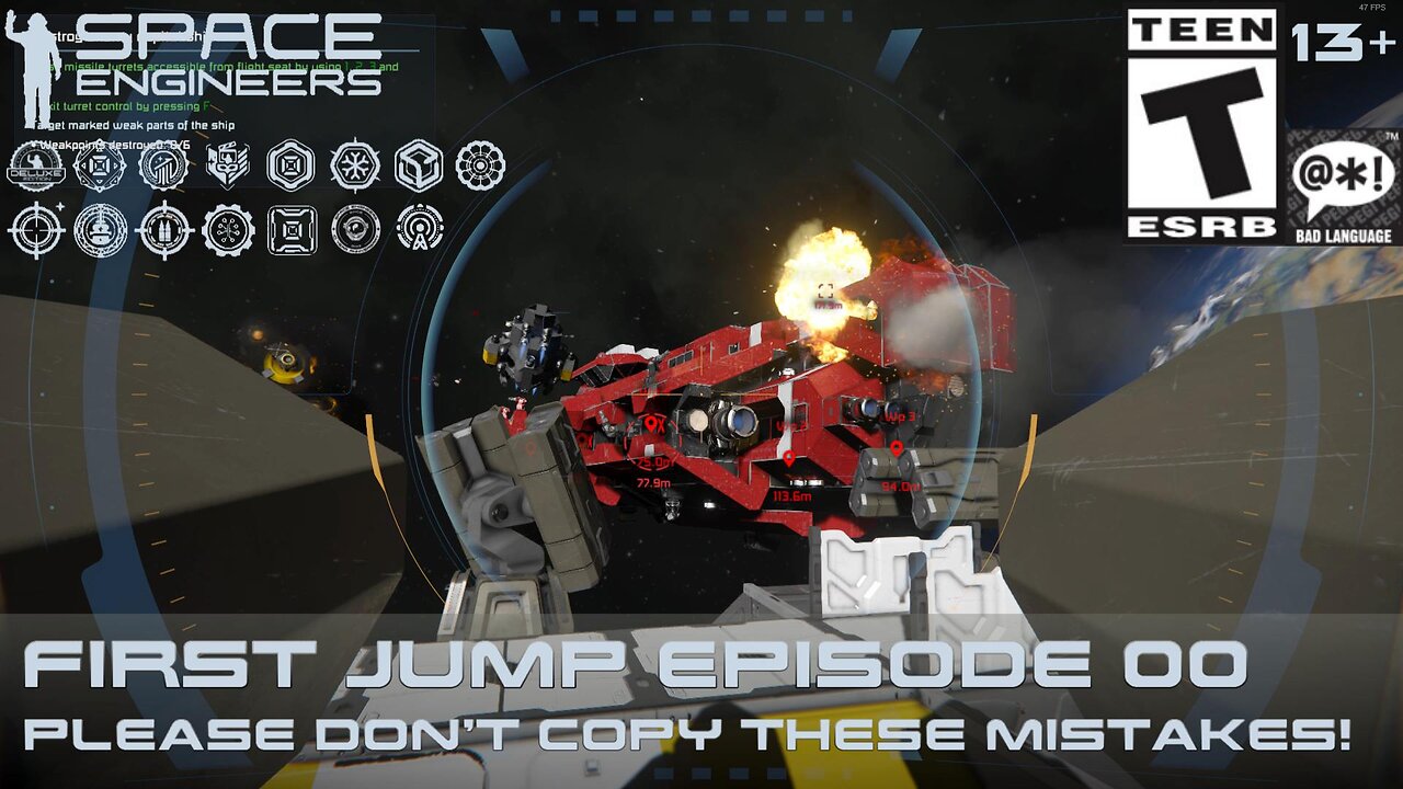 Space Engineers 2024 (First Jump Episode 00) Please don't copy these Mistakes!