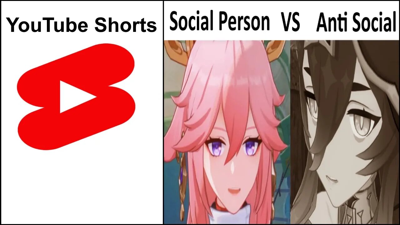 Social Person VS Anti Social Person (Genshin Impact)