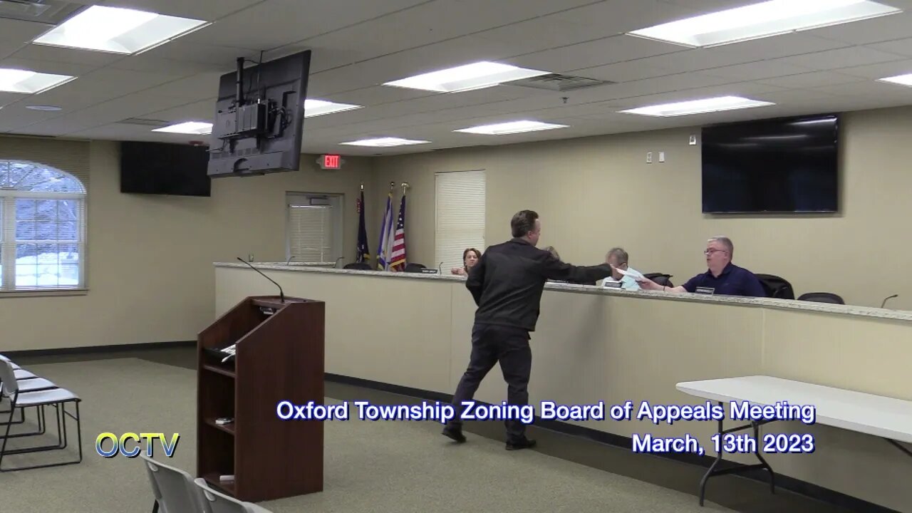 Oxford Township Zoning Board of Appeals Meeting: March, 13th 2023