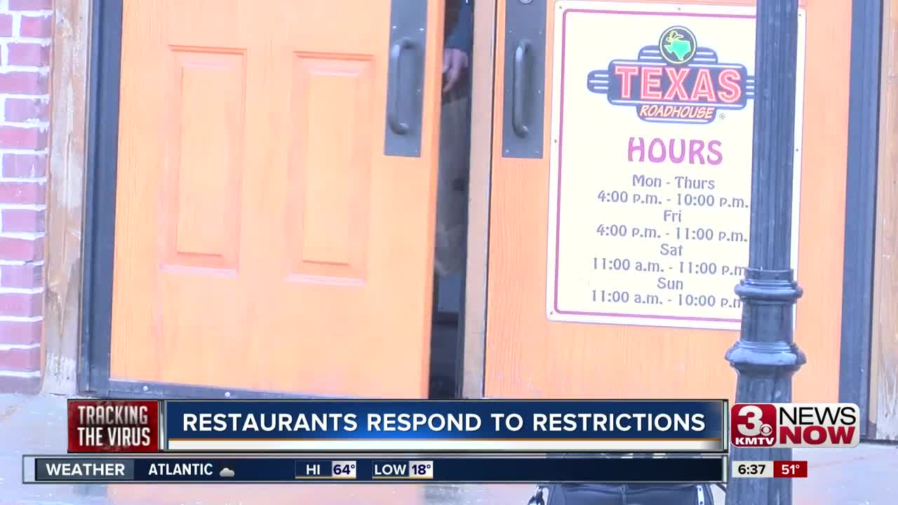 Restaurants respond to restrictions