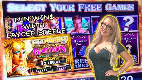 🌺Free Games Fun with Laycee Steele 🌺 Flowers of Babylon | Slot Ladies