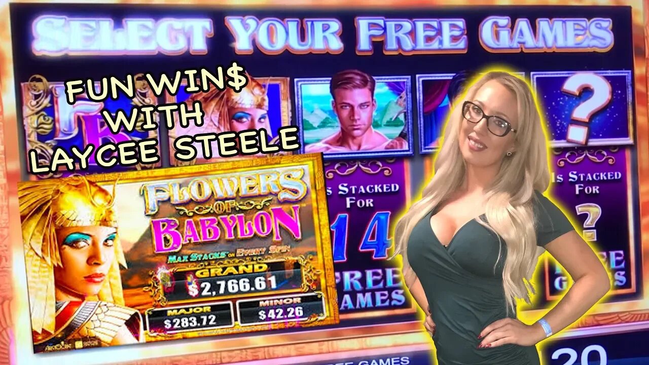 🌺Free Games Fun with Laycee Steele 🌺 Flowers of Babylon | Slot Ladies