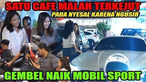 Part 2 || Satu cafe malah terkejut, Pada nyesal karena ngusir, gembel naik mobil sport