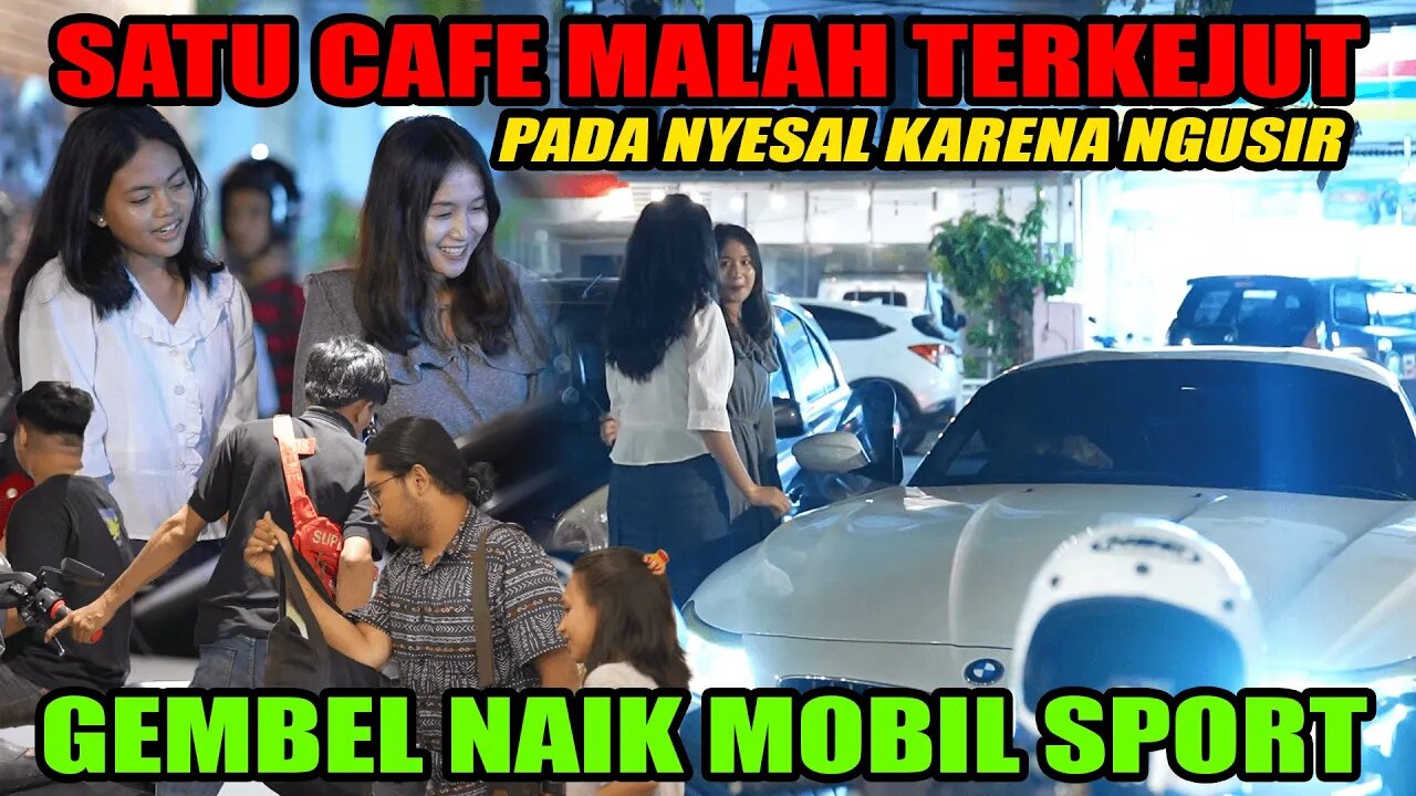 Part 2 || Satu cafe malah terkejut, Pada nyesal karena ngusir, gembel naik mobil sport