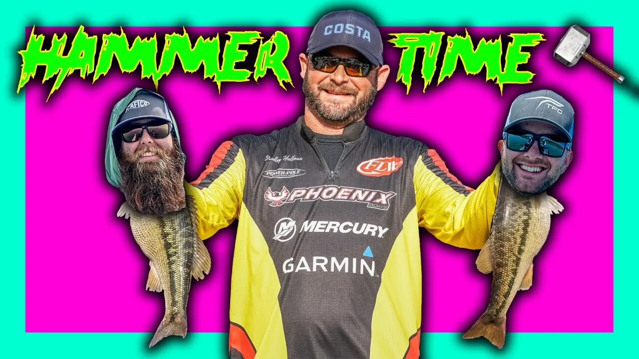 Dropping the HAMMER on BIG BASS with Bradley Hallman