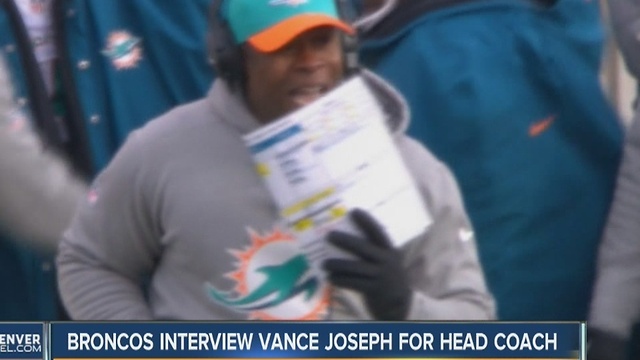 Elway interviews Vance Joseph, says he has 'great leadership qualities'