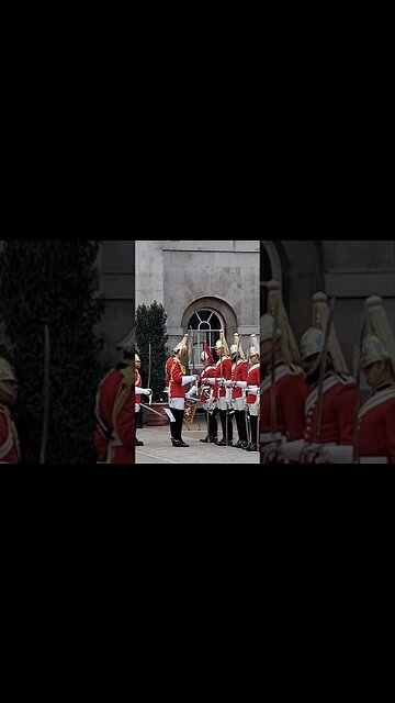 Queen Victoria found her guards drunk that's why they do this #horseguardsparade