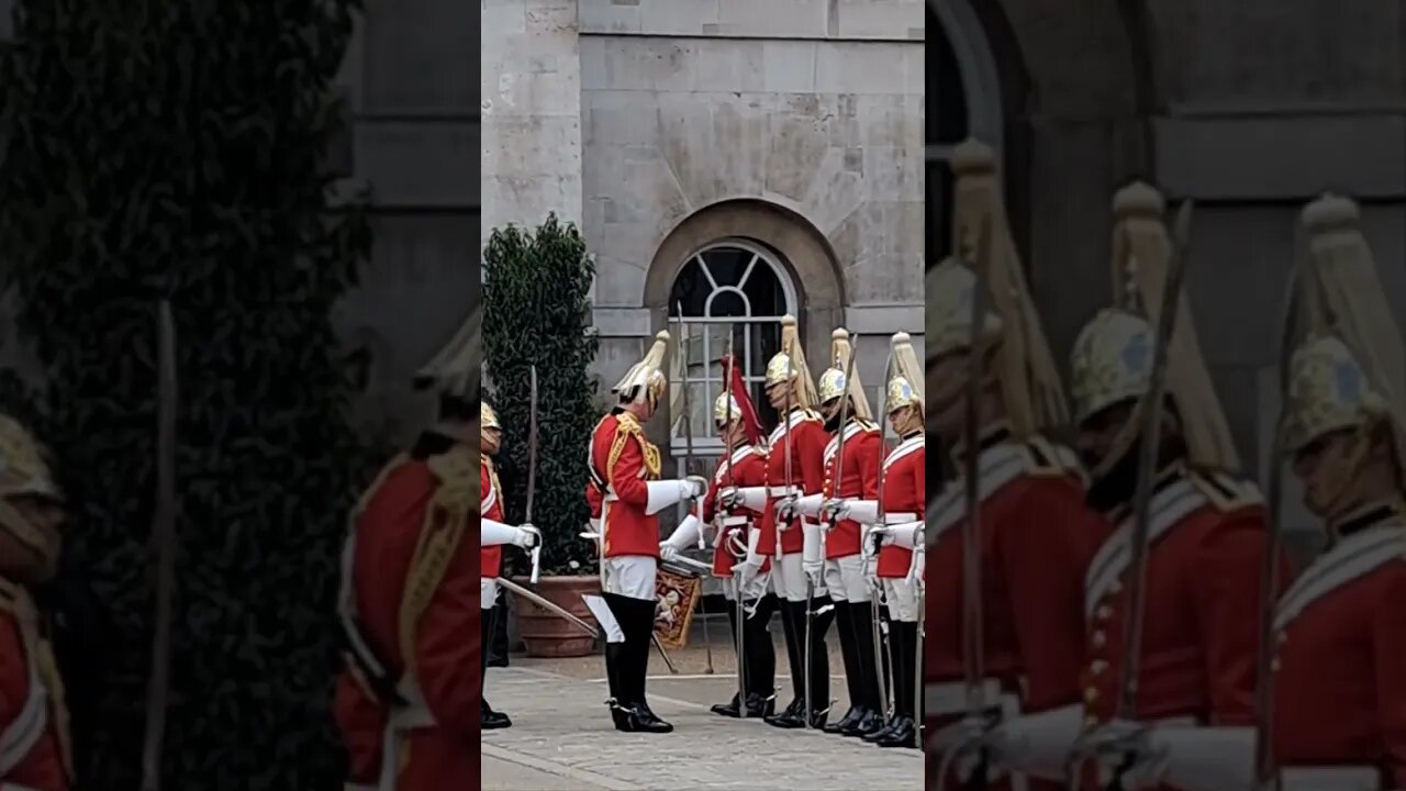 Queen Victoria found her guards drunk that's why they do this #horseguardsparade