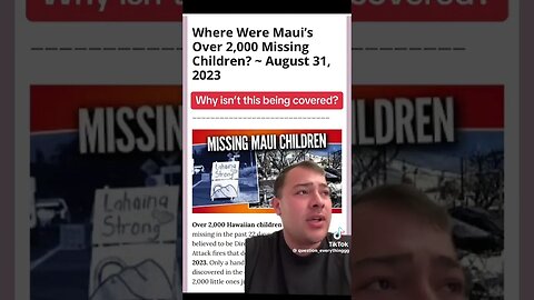 Where Are #Maui #Missing #Children? #Hawaii #lahaina #US #USA #Hawaiian