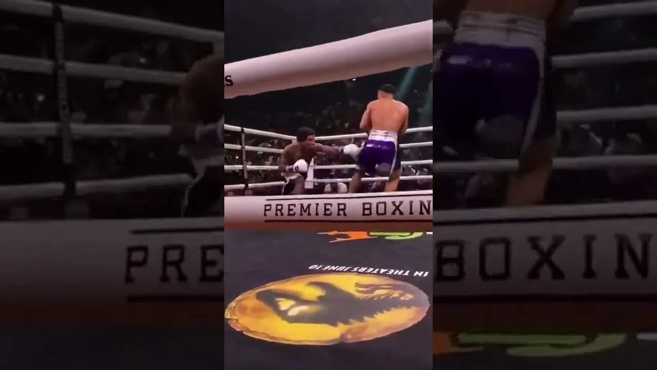 TANK DAVIS KNOCKS OUT ROLLY ROMERO HIGHLIGHT #shorts #boxing