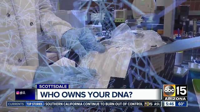 Who owns your DNA when you do those tests?