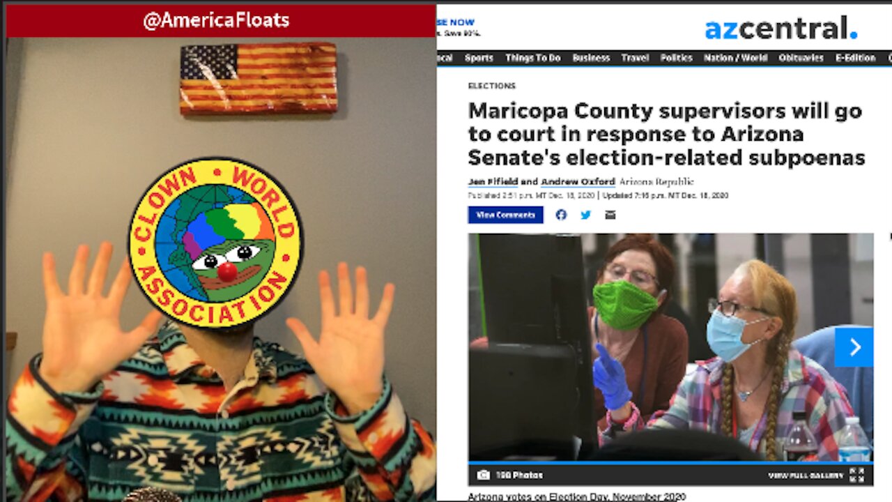 AZ: Maricopa County REFUSES SUBPOENA, Declines To Prove Election Validity