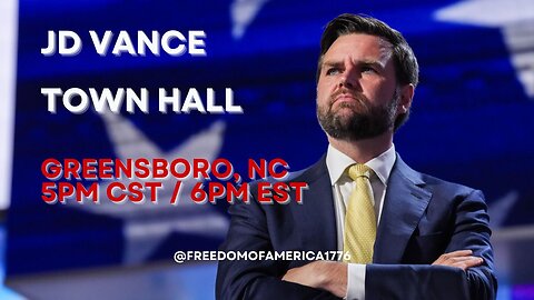 JD VANCE TOWNHALL 10.10.24 LIVE