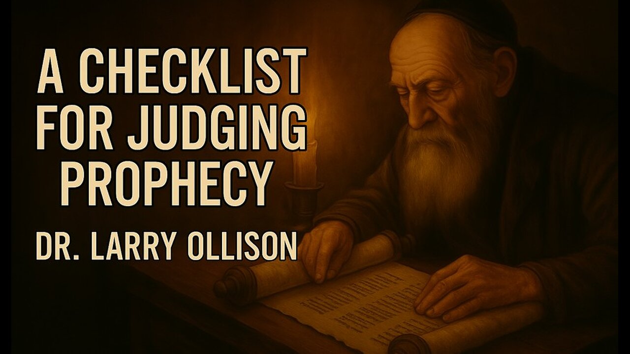 A Checklist for Judging Prophecy - Dr. Larry Ollison