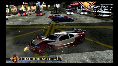 Burnout 3: Takedown Walkthrough! Crash Mode Part or Level 38! Crossing Crush!