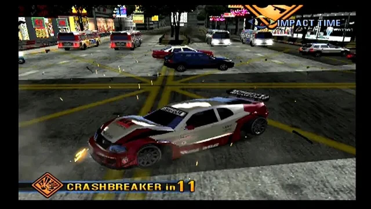 Burnout 3: Takedown Walkthrough! Crash Mode Part or Level 38! Crossing Crush!