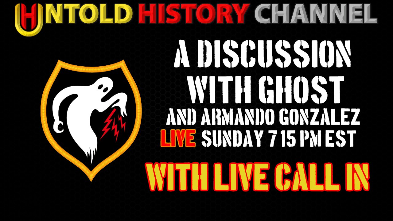 A Discussion With Ghost & Armando Gonzalez With Live Call in Questions