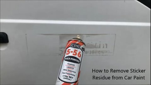 How to Remove Sticker Residue from Car Paint