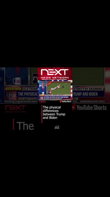 The physical differences between Trump and Biden #shorts