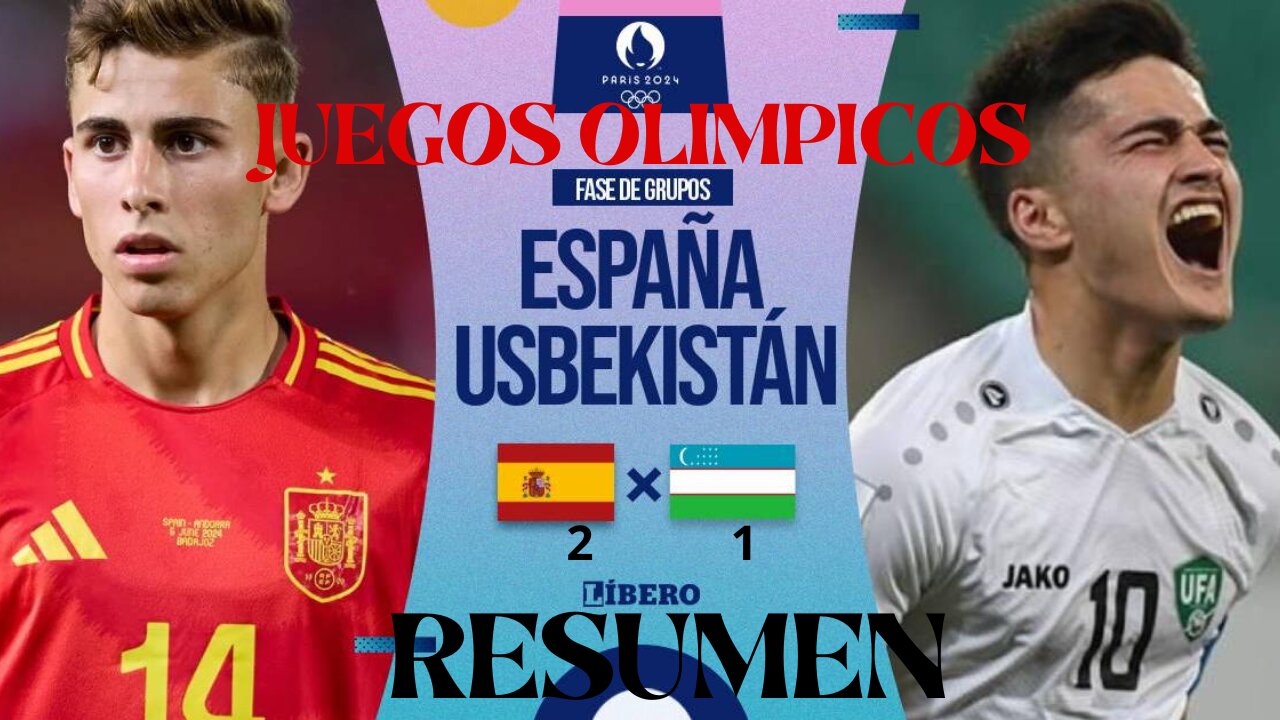 España vs Urvekistan |Juegos Olimpicos Paris 2024