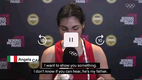Angelina Carini hadher dreams crushed today.She wasn’t just fighting for herself, but for her father