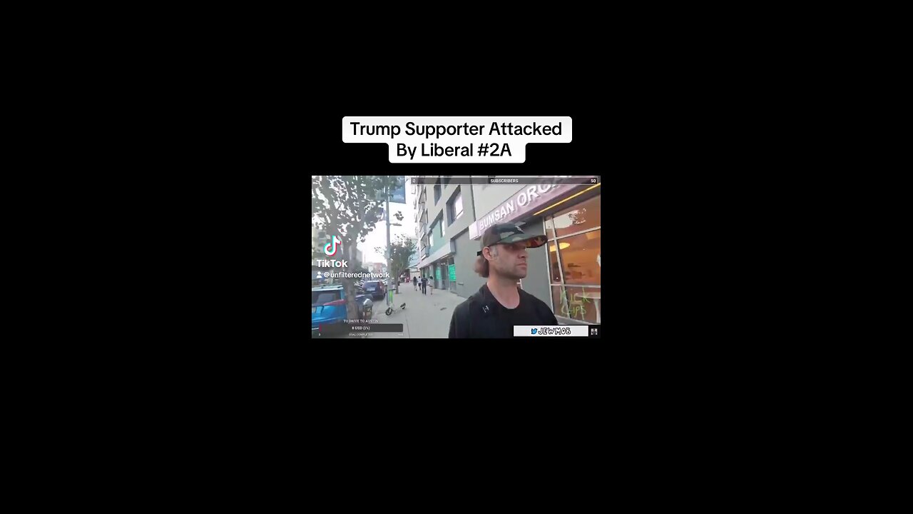 Trump Supporter Attacked By Liberal #2A