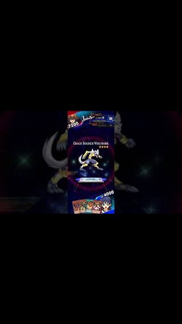 Yu-Gi-Oh! Duel Links - Coach Soldier Wolfbark Gameplay (Box No.31 Rage of Volcano UR Reward)
