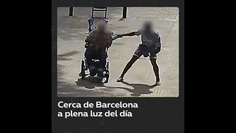 Roban a un hombre en silla de ruedas cerca de Barcelona