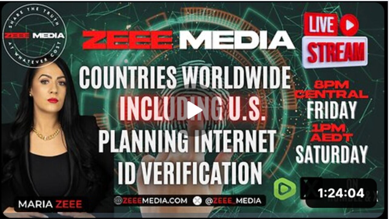 BREAKING!!!| Countries Worldwide INCLUDING U.S. Planning Internet ID| Maria Zeee