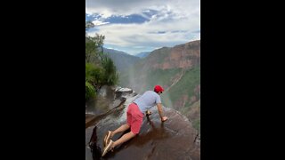 La cascada de Santander en el que puede ver ‘llover pa’rriba’