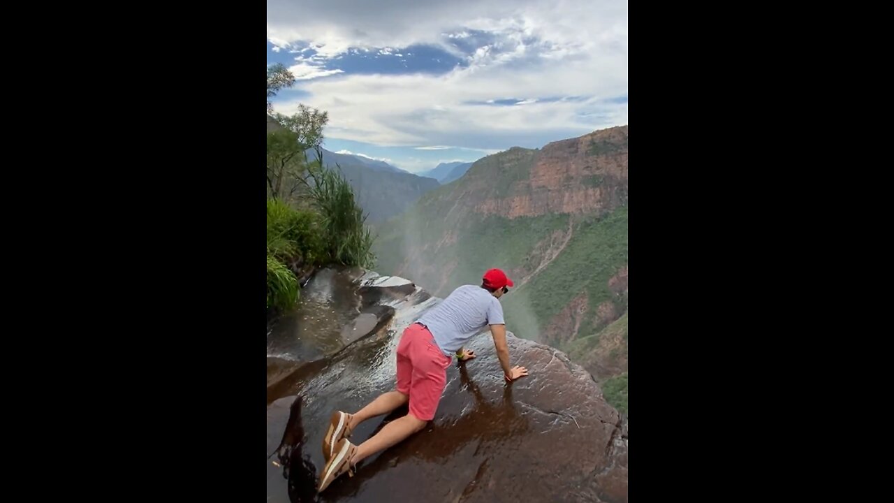 La cascada de Santander en el que puede ver ‘llover pa’rriba’