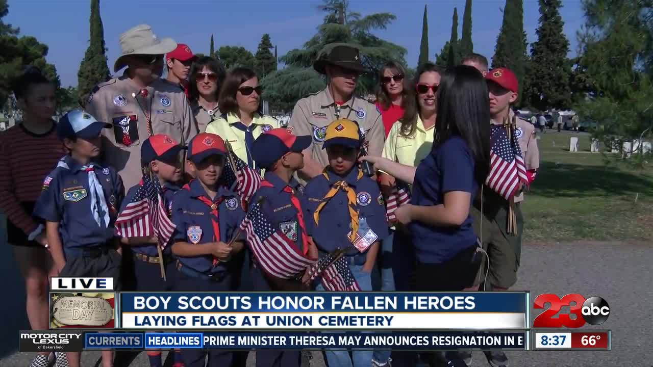 Boy Scouts Honor fallen heroes