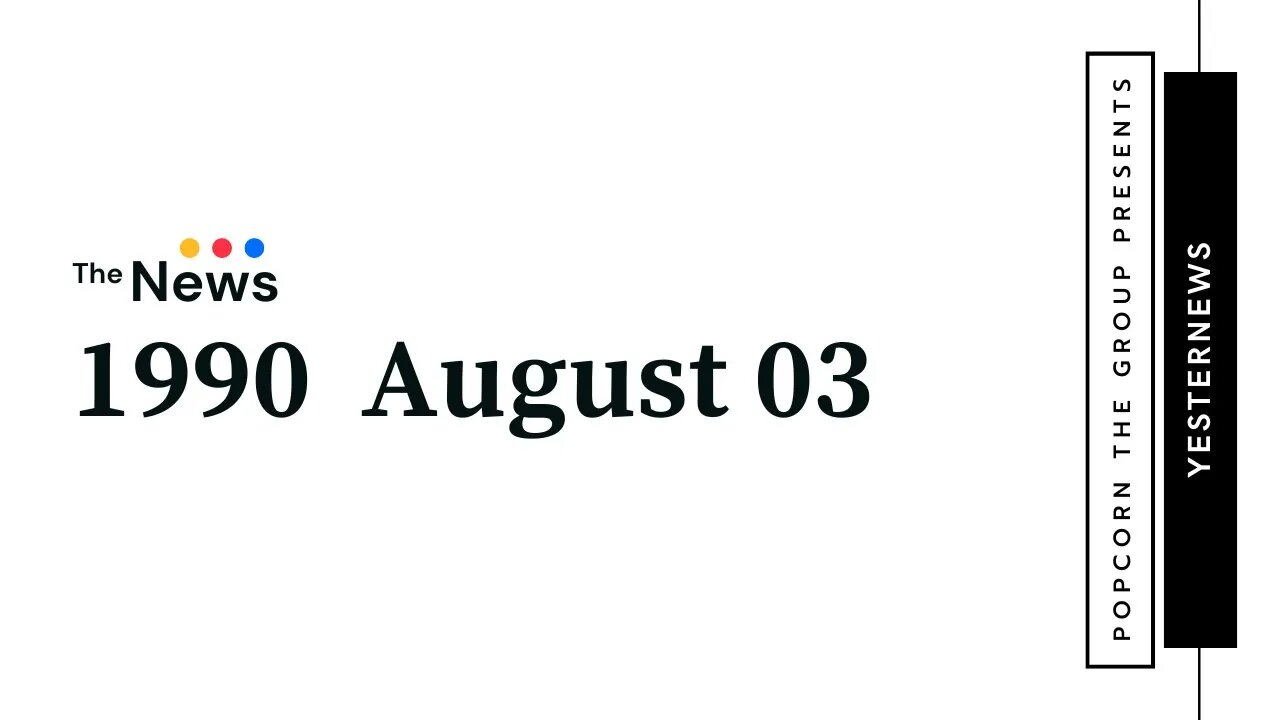 1990.08.03 . 0630pm NBC Nightly News w Tom Brokaw . America At War, Gulf War Day 2