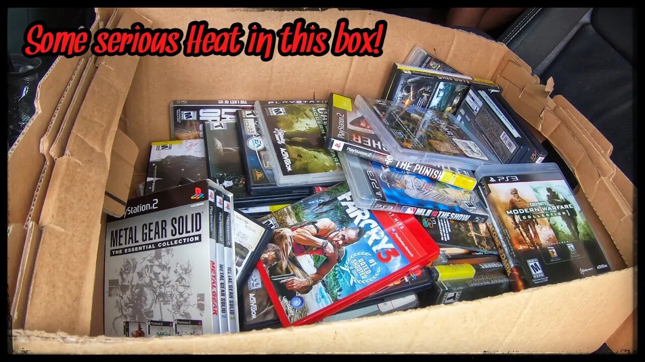 Big surprises inside this box of video games!