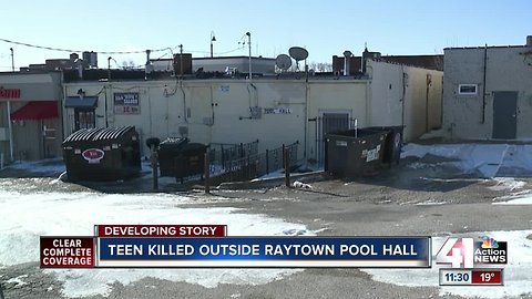 19-year-old killed in shooting outside Raytown pool hall