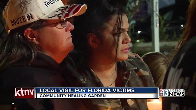 One-October survivors honor victims of Florida school shooting