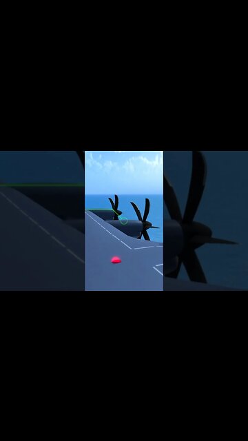 Falling off from MC-130 roof | Turboprop Flight Simulator #shorts