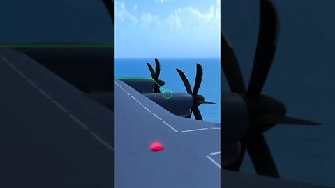 Falling off from MC-130 roof | Turboprop Flight Simulator #shorts
