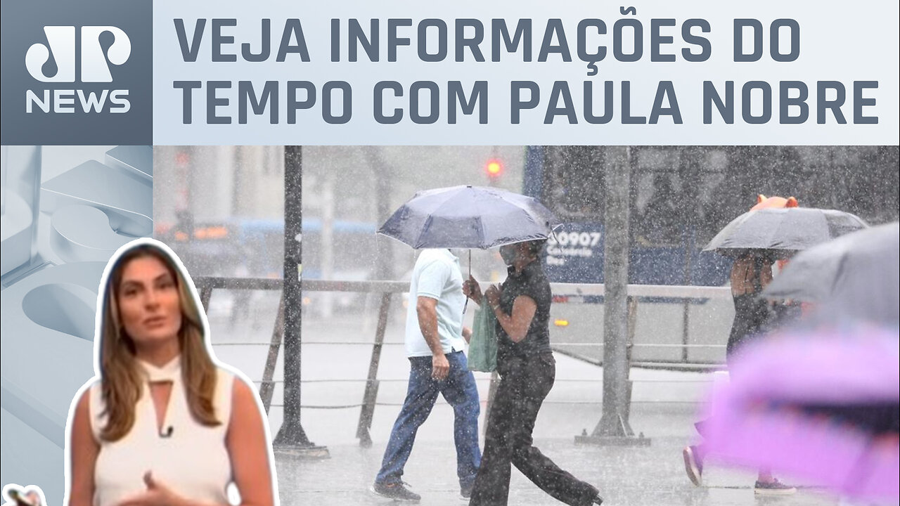 Alerta de chuva forte no Sul nesta quarta-feira (13) | Previsão do Tempo