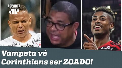 É TIMINHO? Vampeta vê Corinthians ser ZOADO em relação ao Flamengo!