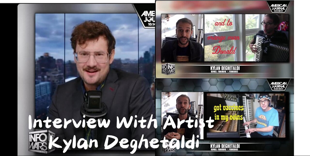 Interview With Artist Kylan Deghetaldi creator of Polical Comedy songs