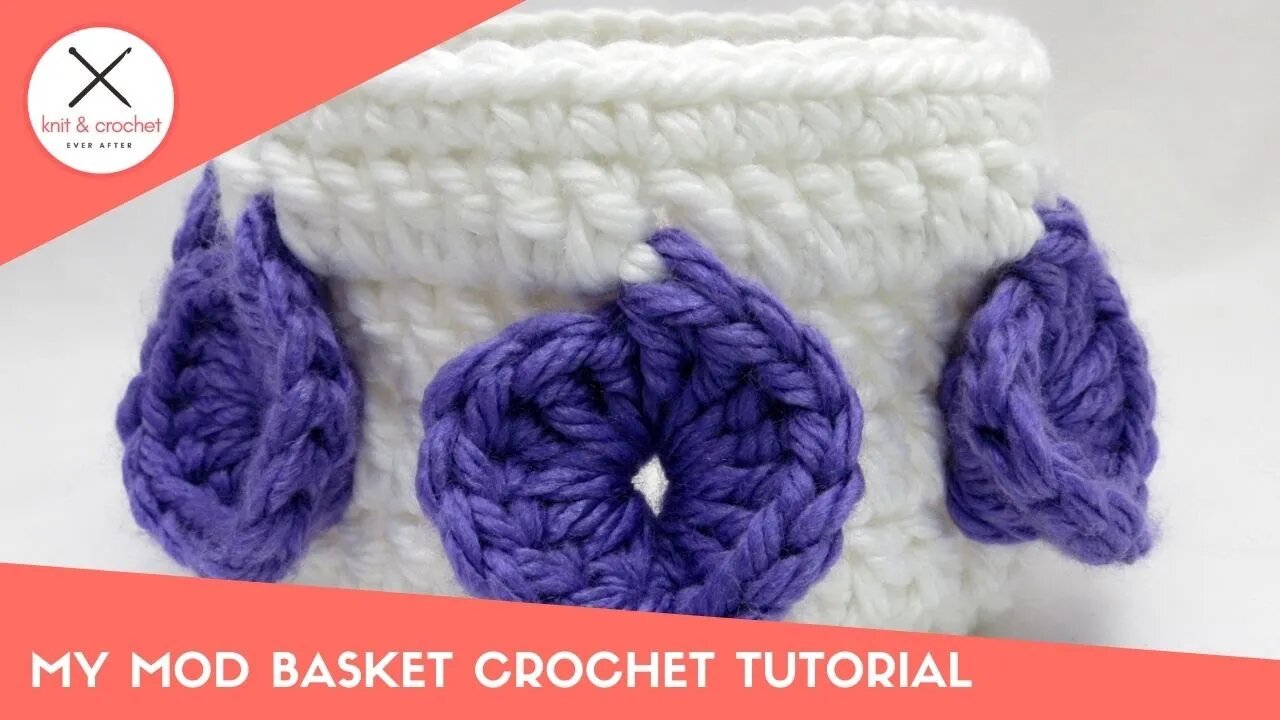 My Mod Basket Crochet Free Pattern Tutorial