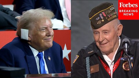 World War 2 Veteran At The RNC: If Trump Were President Again 'I Would Go Back To Reenlist Today
