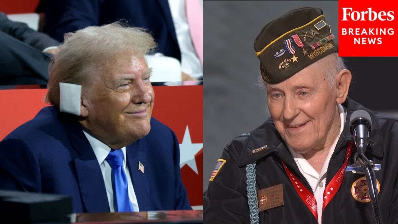 World War 2 Veteran At The RNC: If Trump Were President Again 'I Would Go Back To Reenlist Today